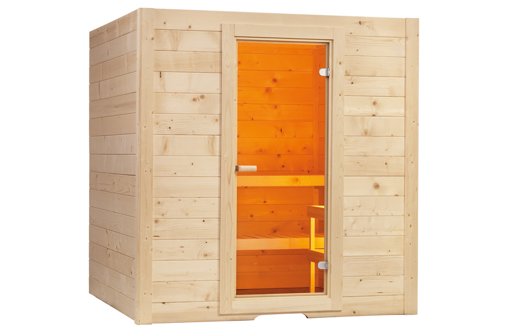 Vista tecnica sauna tradizionale MsPiscine